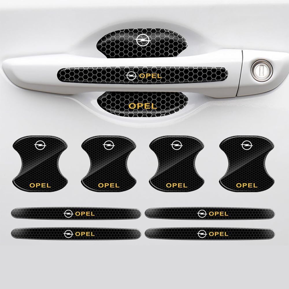 BEDPET 8 Stück Autotürgriff-Aufkleber, für Opel Corsa B C D E F Insignia Sports Tourer Agila gsi Autotür Griffe Schutz Auto Türgriff Schutzfolie BEDPET 8 Stück Autotürgriff-Aufkleber, für Opel Corsa B C D E F Insignia Sports Tourer Agila gsi Autotür Griffe Schutz Auto Türgriff Schutzfolie von BEDPET
