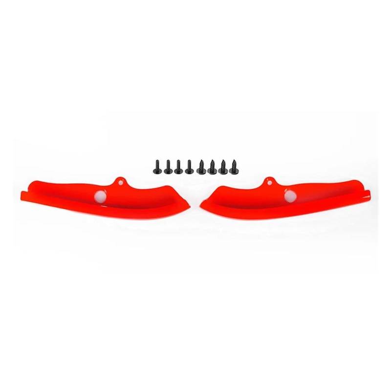 Frontspoiler Für Dodge Für Challenger R/T Scat Pack 2015 2016 2017 2018-2022 Rhyming Frontstoßstange Lippe Schaufelschutzleiste Diffusor Spoiler Splitterschutz Spoiler Protector (Farbe : Rot) von BEEBY