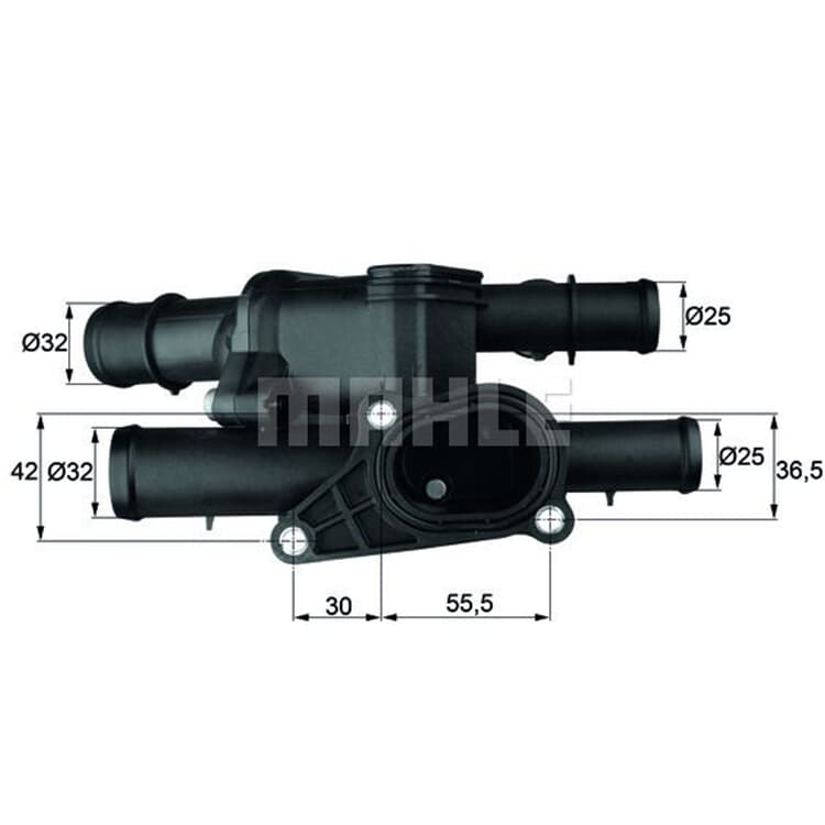 Behr Thermostat mit Dichtung Audi Skoda VW von MAHLE