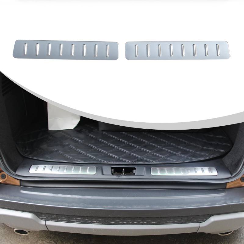 Stoßstangenschutz für Kofferraumwanne, aus 304-Edelstahl, Schwellenschutz für Range Rover, 2 Stück von DIYUCAR