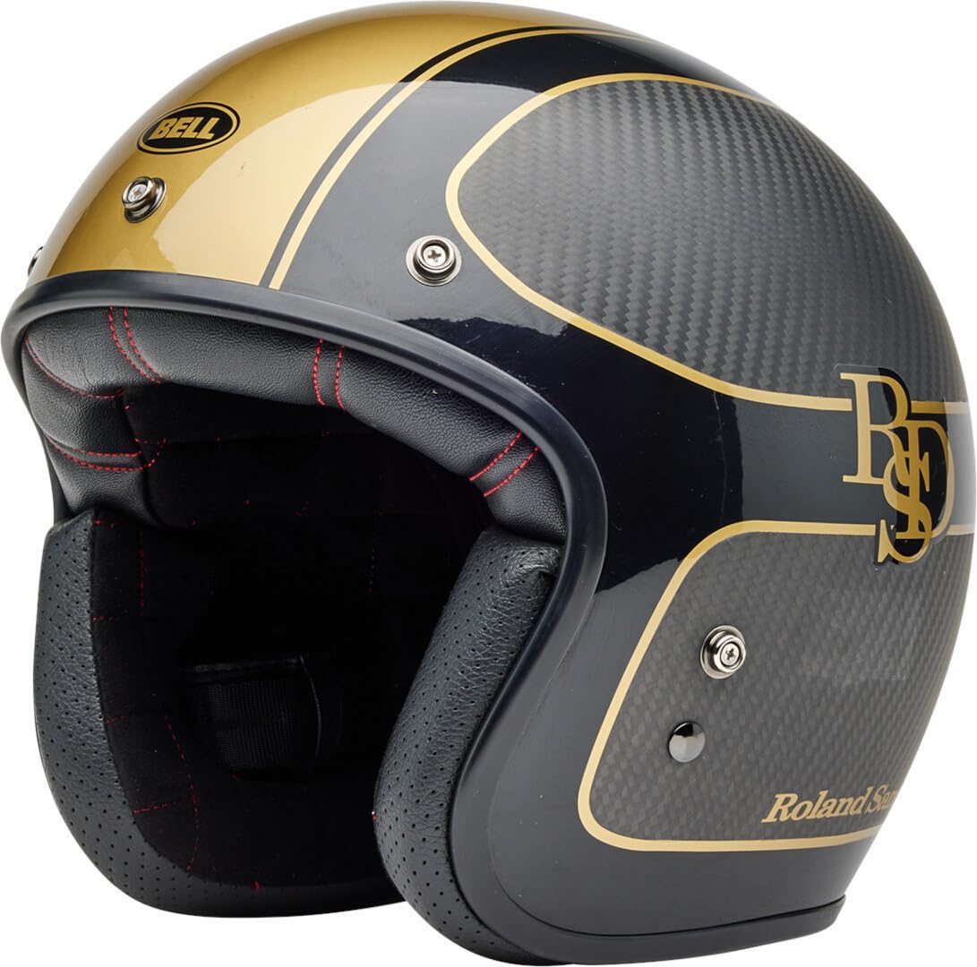BELL HELMET CUSTOM500 CARBON ROLAND SANDS THE PLAYER MATTE/GLOSS BLACK/GOLD S ECE6 BELL HELMET CUSTOM500 CARBON ROLAND SANDS THE PLAYER MATTE/GLOSS BLACK/GOLD S ECE6 von BELL