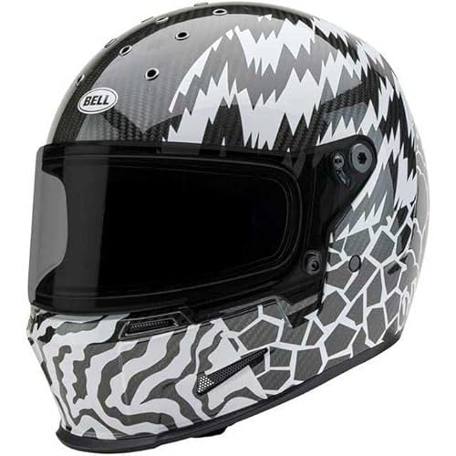 BELL HELMET ELIMINATOR CARBON DEATHSPRAY BLACK/WHITE L ECE6 BELL HELMET ELIMINATOR CARBON DEATHSPRAY BLACK/WHITE L ECE6 von BELL