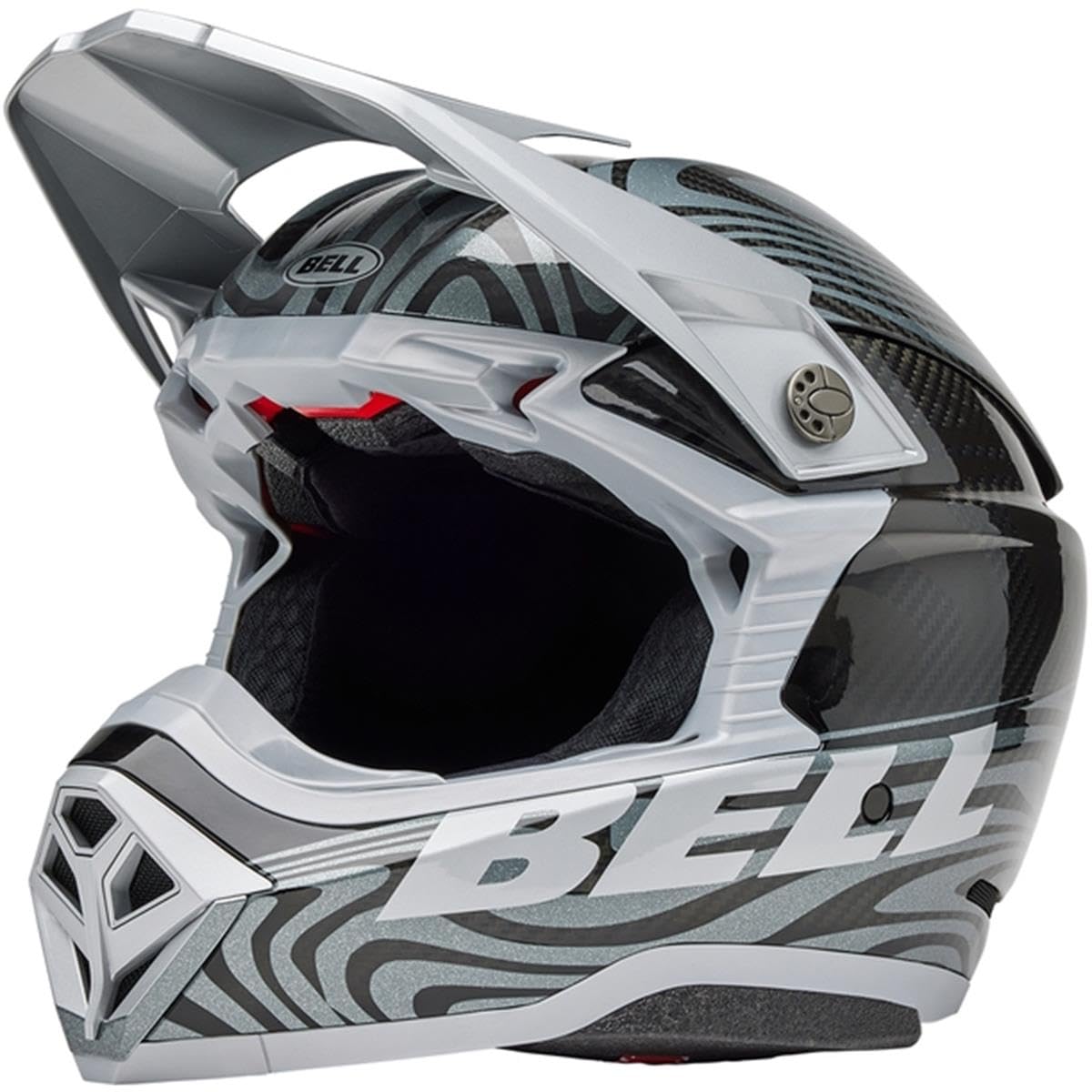 BELL HELMET MOTO-10 SPHERICAL CORTEX SILVER/GRAY M ECE6 BELL HELMET MOTO-10 SPHERICAL CORTEX SILVER/GRAY M ECE6 von BELL