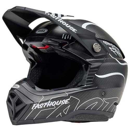 BELL HELMET MOTO-10 SPHERICAL FASTHOUSE RAVEN MATTE BLACK/WHITE L ECE6 BELL HELMET MOTO-10 SPHERICAL FASTHOUSE RAVEN MATTE BLACK/WHITE L ECE6 von BELL