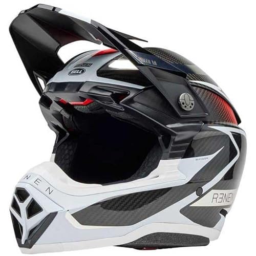 BELL HELMET MOTO-10 SPHERICAL RENEN RAYCON MATTE/GLOSS BLACK/WHITE L ECE6 BELL HELMET MOTO-10 SPHERICAL RENEN RAYCON MATTE/GLOSS BLACK/WHITE L ECE6 von BELL
