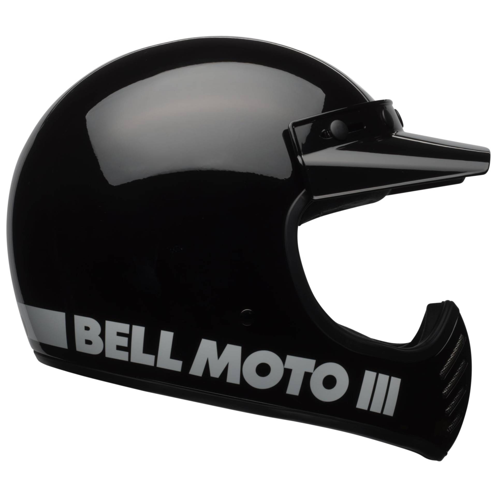 BELL HELMET MOTO-3 CLASSIC BLACK XXL ECE6 BELL HELMET MOTO-3 CLASSIC BLACK XXL ECE6 von BELL
