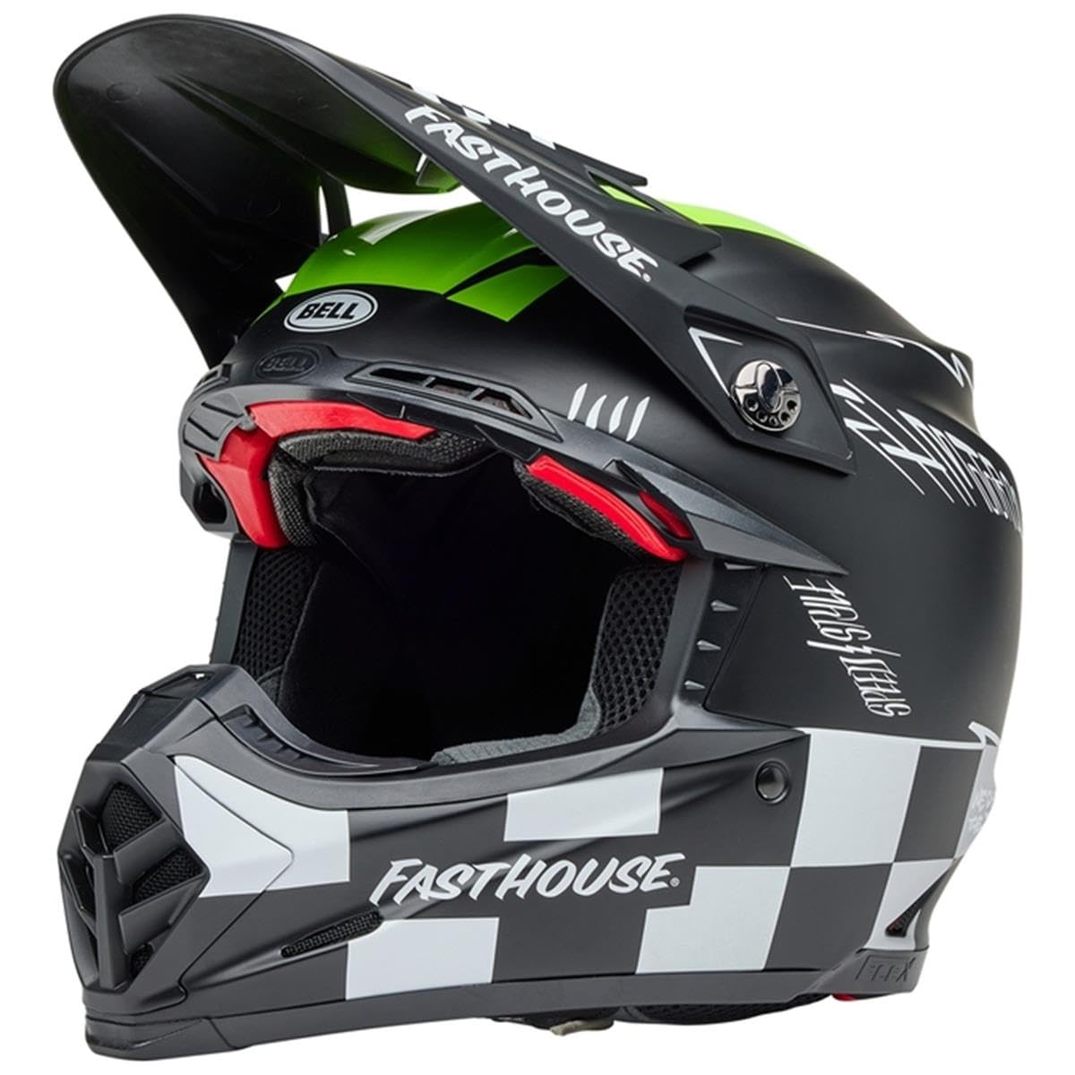 BELL HELMET MOTO-9S FLEX FASTHOUSE SMOKEBOMB MATTE/GLOSS BLACK/HIVIZ YELLOW S ECE6 BELL HELMET MOTO-9S FLEX FASTHOUSE SMOKEBOMB MATTE/GLOSS BLACK/HIVIZ YELLOW S ECE6 von BELL