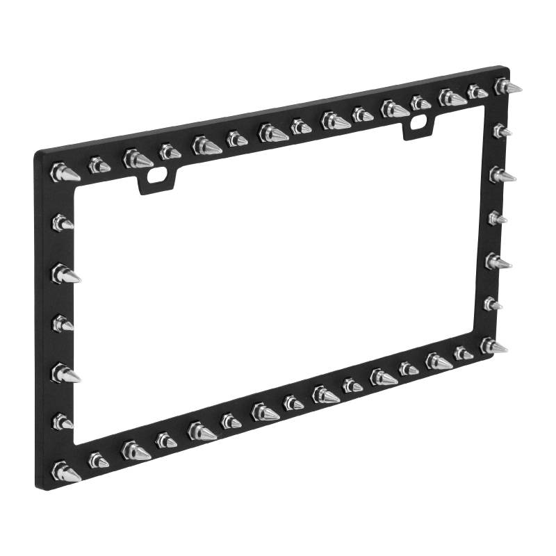 Bell Automotive 22-1-46117-8 Universal Chrom Spike Design Kennzeichenrahmen von BELL