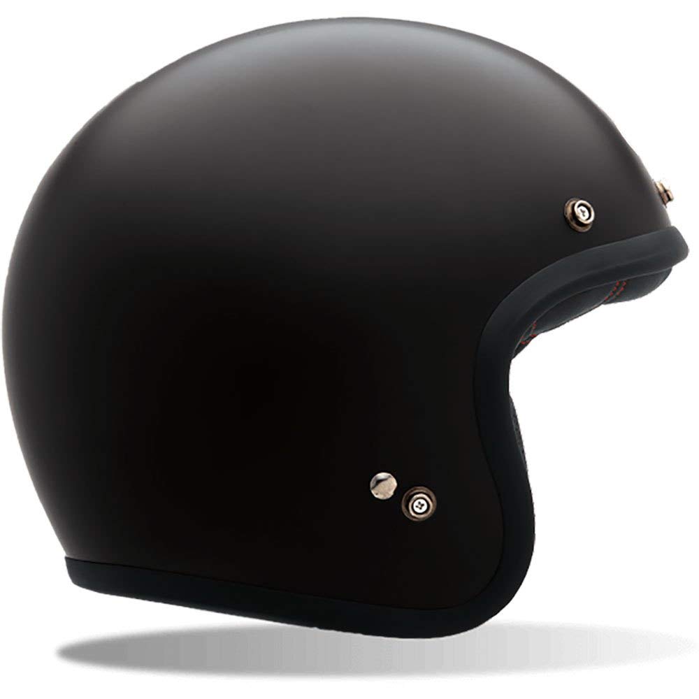 Bell Powersports Custom 500 Motorradhelm, Schwarz (Matte Schwarz Solid), S von BELL