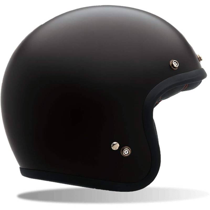 Bell Powersports Custom 500 Motorradhelm, Schwarz (Matte Schwarz Solid), S von BELL