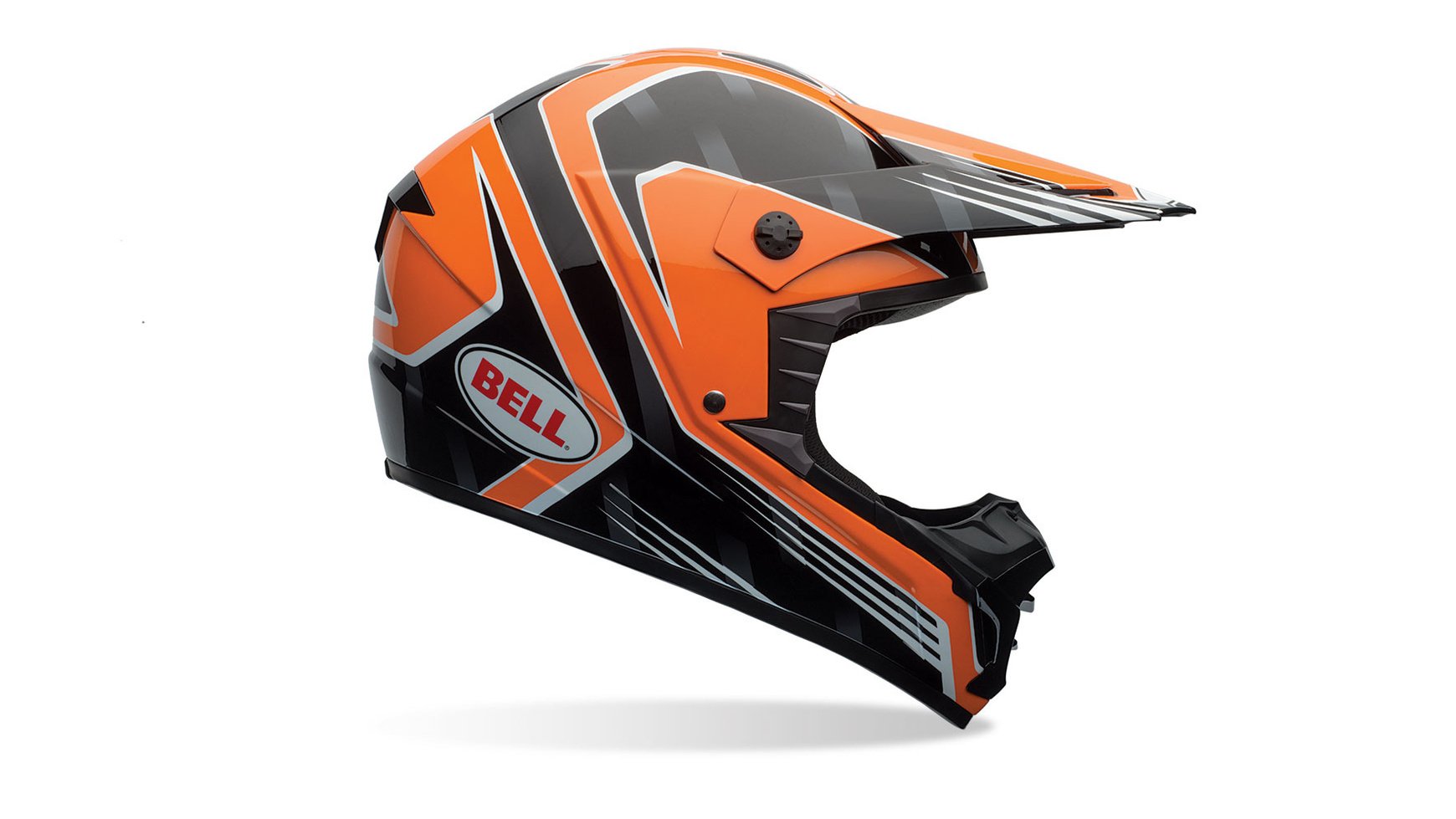 Bell Powersports SX-1 Motorradhelm, Mehrfarbig (Race Orange), S von BELL