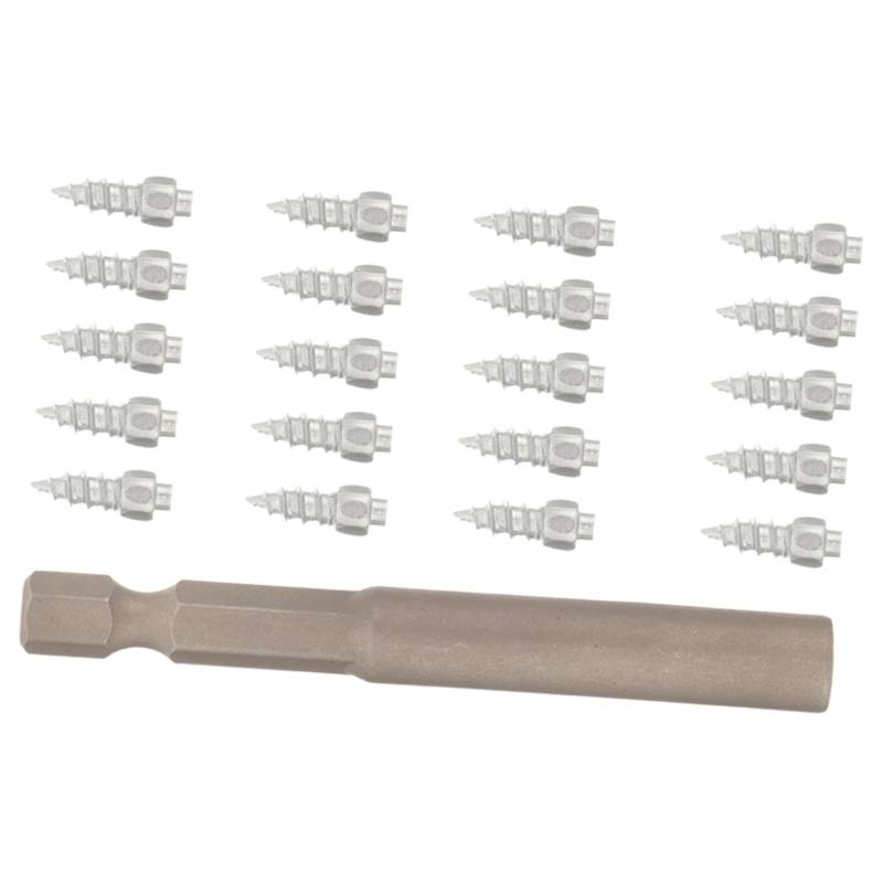 BELLIFFY 20 Stück Anti Cleat Reifen Spikes Für Reifen Reifenspikes Radbolzen Montagewerkzeug Radbolzen Reifenbolzen Für Und Schnee Reifenbolzen Für Motorrad Reifenbolzen Werkzeug Bolzen von BELLIFFY