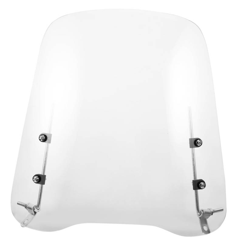 BELLIFFY Windschutzscheibe Klare Motorrad Windschutzscheibe Ersatz Motorrad Windschutzscheibe Windabweiser Motorrad Zubehör Motorrad Teil Motorrad Zubehör Große Windschutzscheibe von BELLIFFY