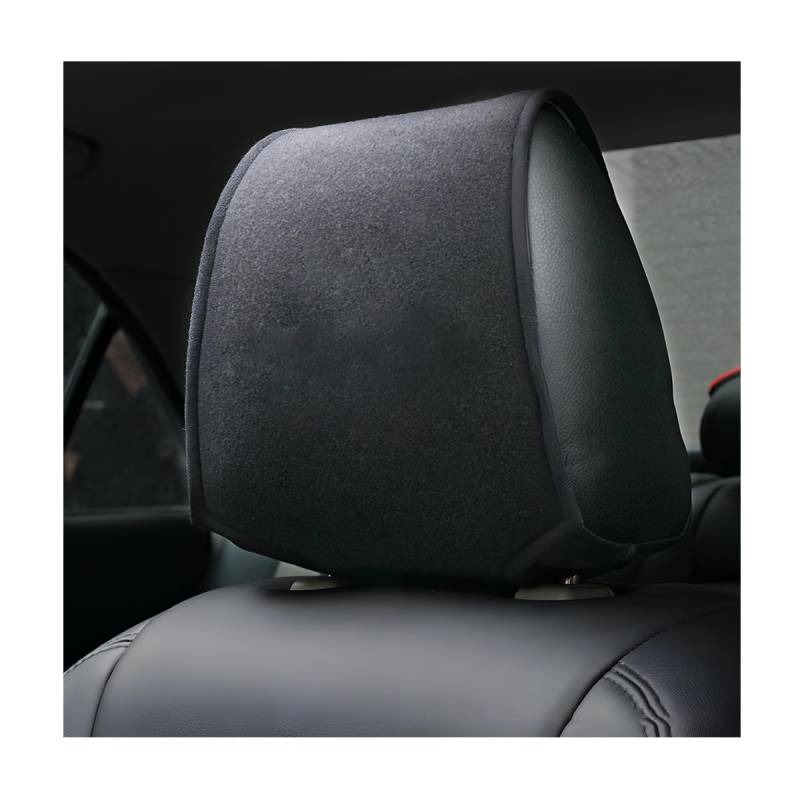 BELOMI Autositz-Kopfstützen-Bezug, weicher Fahrzeug-Kopfstützenschutz, bequem, staubdicht, Auto-Innenzubehör, universell für LKW, Wohnmobil und mehr, 2 Stück von BELOMI