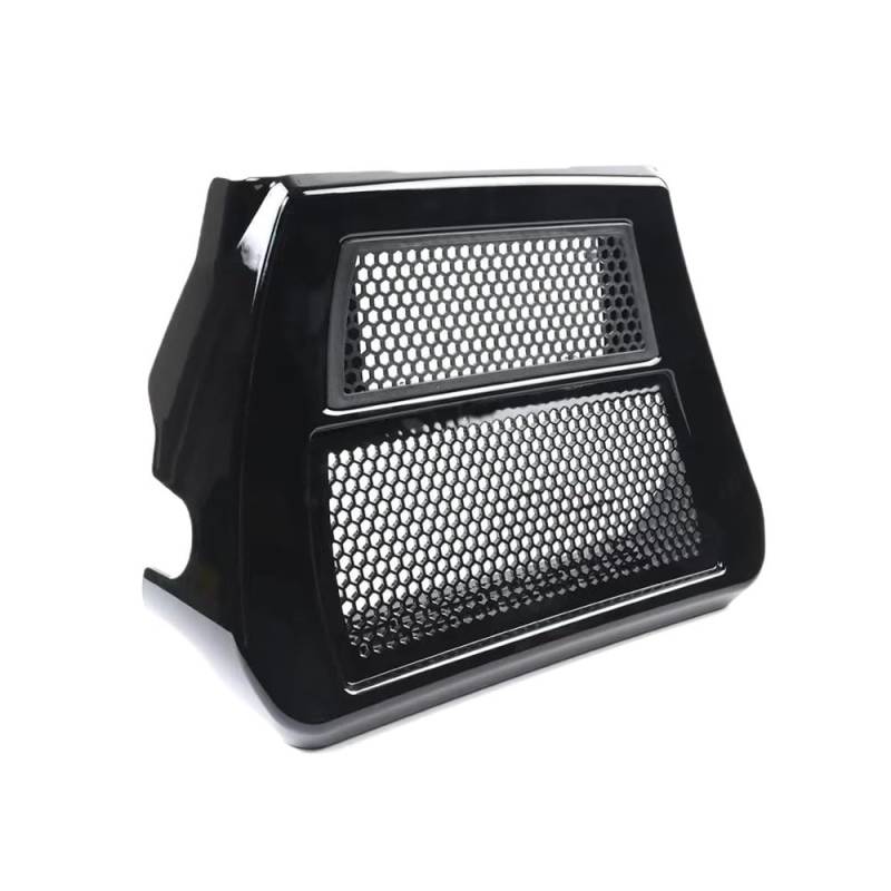 Für CVO Ro&ad Glide ST CVO Street Glide FLTRX FLHX Schwarz 2024 2023 Motorrad Kühler Kinn Abdeckung Verkleidung Front Spoiler Kühlerschutz Schutzgitter von BELWEIS