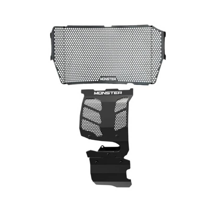 Motorrad Kühler Schutz Grille Abdeckung Schutz Motor Gehäuse Schutz Für Monster 821 MONSTER821 Kühlerschutz Schutzgitter von BELWEIS