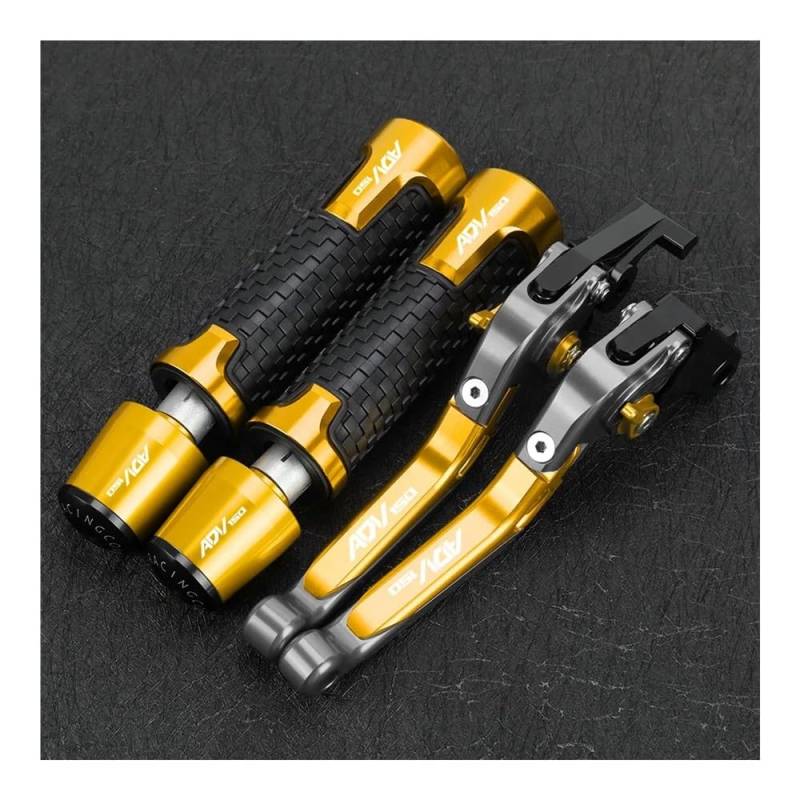 Motorrad Kupplungstrommel Bremshebelgriff FÜR ADV150 2019 2020 2021-2023 ADV 150 Zubehör Motorrad Einstellbare Bremse Kupplung Hebel Lenker Handgriffe Enden von BELWEIS