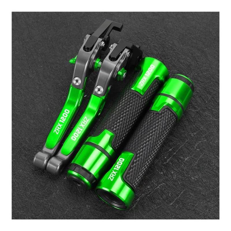 Motorrad Kupplungstrommel Bremshebelgriff FÜR ZRX1200 ZRX 1200 1999-2007 Einstellbare Bremse Kupplung Hebel Griff Bar Hand Grip Enden Motorrad Zubehör Aluminium von BELWEIS