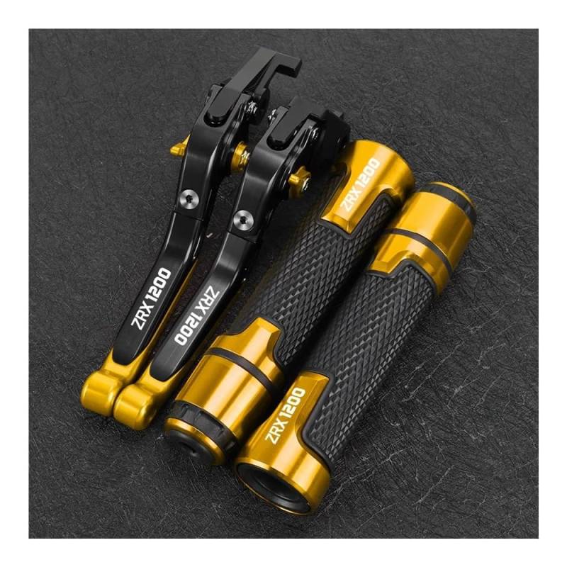 Motorrad Kupplungstrommel Bremshebelgriff FÜR ZRX1200 ZRX 1200 1999-2007 Einstellbare Bremse Kupplung Hebel Griff Bar Hand Grip Enden Motorrad Zubehör Aluminium von BELWEIS