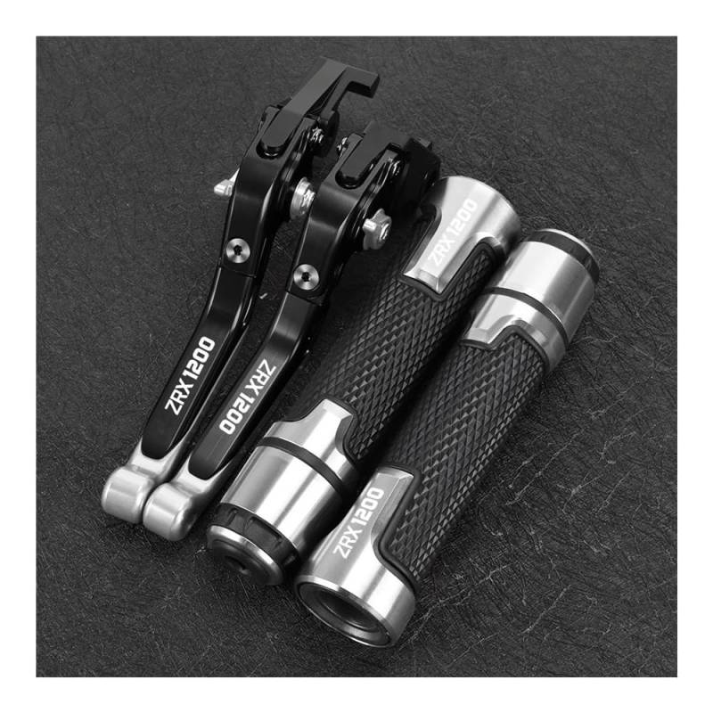 Motorrad Kupplungstrommel Bremshebelgriff FÜR ZRX1200 ZRX 1200 1999-2007 Einstellbare Bremse Kupplung Hebel Griff Bar Hand Grip Enden Motorrad Zubehör Aluminium von BELWEIS