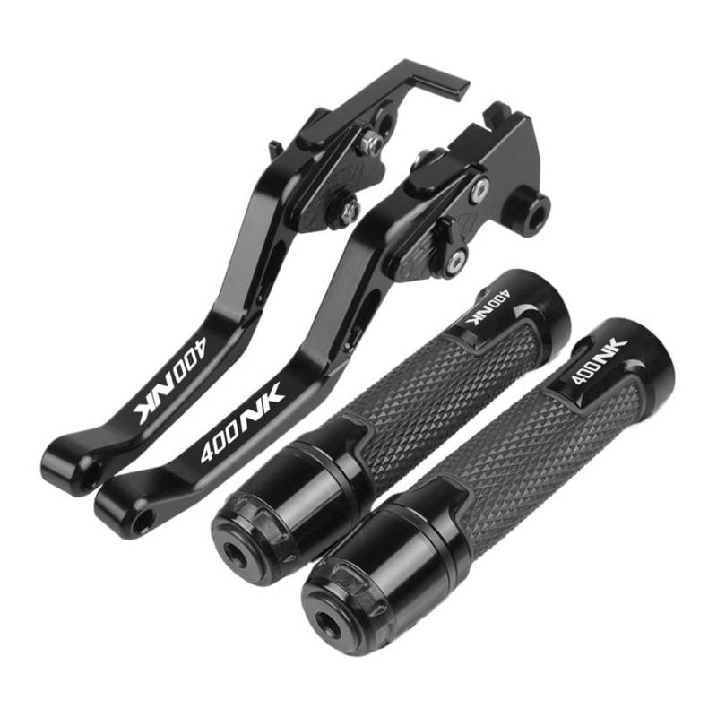 Motorrad Kupplungstrommel Bremshebelgriff Motorrad CNC Aluminium Zubehör Bremse Kupplung Hebel Lenker Knöpfe Griff Hand Griffe Enden Für 400NK 400 NK 2018-2019 von BELWEIS
