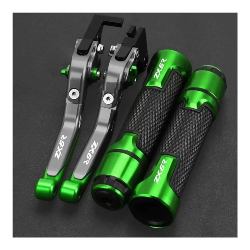 Motorrad Kupplungstrommel Bremshebelgriff Motorrad Verstellbare Griffe Bremskupplungshebel Lenkergriffe Für ZX6R ZX 6R 636 ZX6 R ZX-6R 2005 2006 von BELWEIS