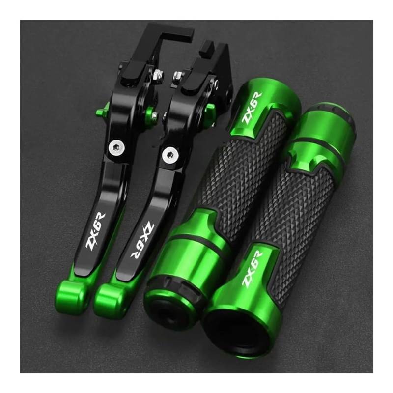 Motorrad Kupplungstrommel Bremshebelgriff Motorrad Verstellbare Griffe Bremskupplungshebel Lenkergriffe Für ZX6R ZX 6R 636 ZX6 R ZX-6R 2005 2006 von BELWEIS