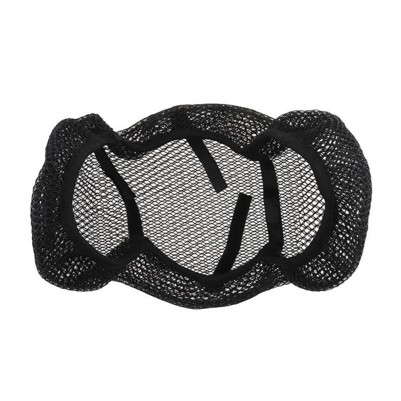 Motorradzubehör Sitzbezüge 1Pcs Schwarz Motorrad Zubehör Elektrische Fahrrad Mesh Net Sitz Abdeckung Atmungsaktive Protector von BELWEIS