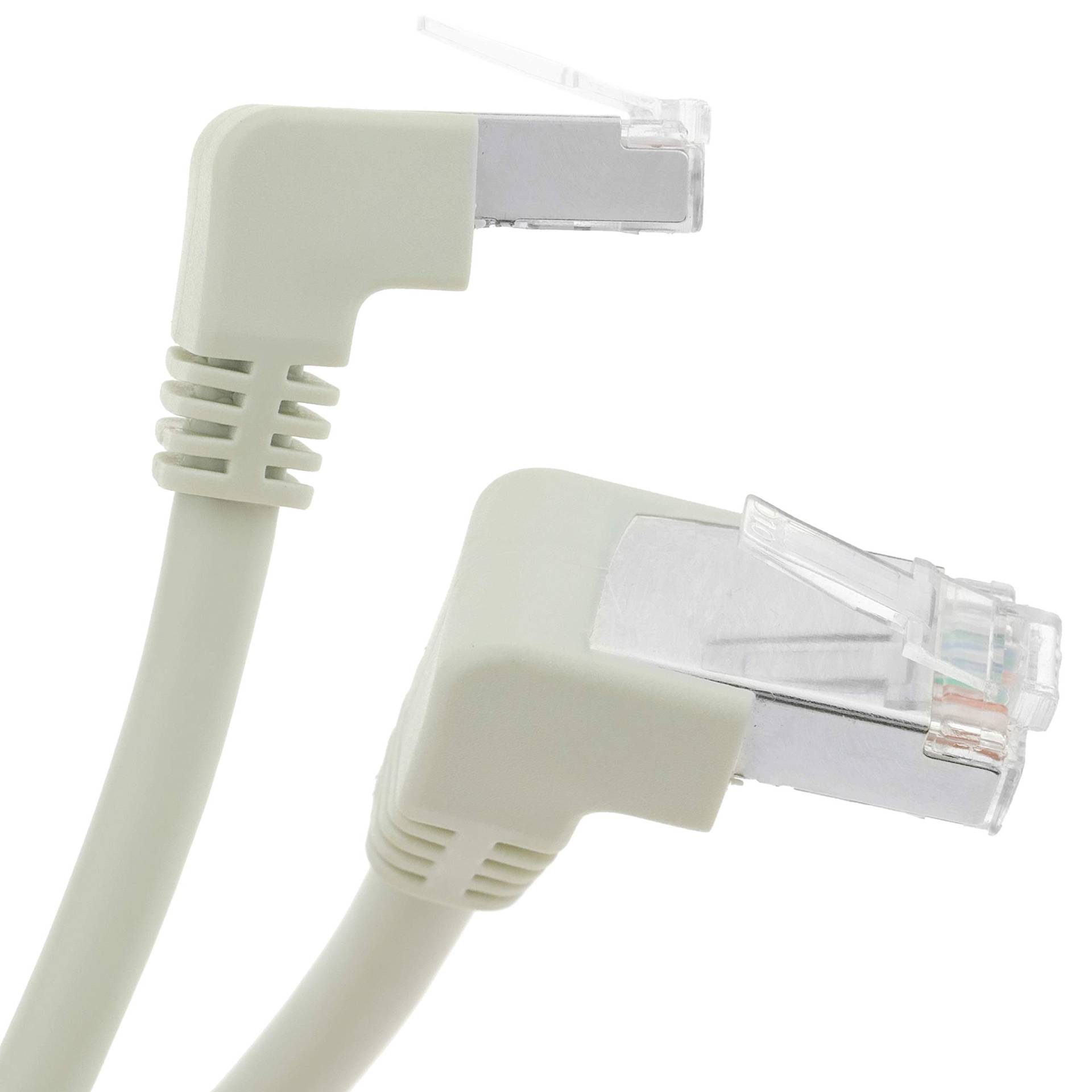 BeMatik - Netzwerkkabel Kategorie 6 Cat.6 RJ45 rechter Winkel FTP 24AWG LAN von 2 m BeMatik - Netzwerkkabel Kategorie 6 Cat.6 RJ45 rechter Winkel FTP 24AWG LAN von 2 m von BEMATIK.COM