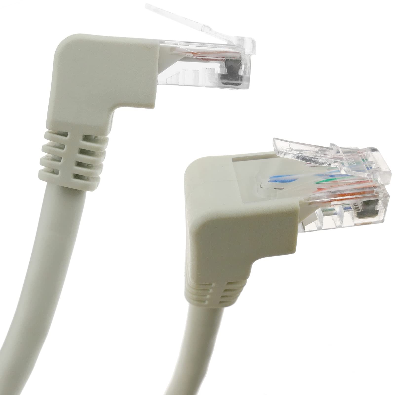 BeMatik - Netzwerkkabel Kategorie 6 Cat.6 RJ45 rechter Winkel UTP 24AWG LAN von 3 m BeMatik - Netzwerkkabel Kategorie 6 Cat.6 RJ45 rechter Winkel UTP 24AWG LAN von 3 m von BEMATIK.COM