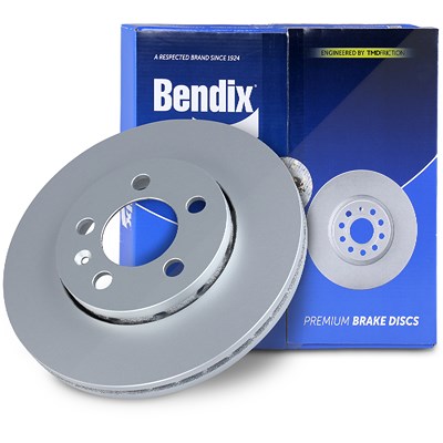 Bendix 1x Bremsscheibe belüftet vorne [Hersteller-Nr. BDS1002HC] für Audi, Seat, Skoda, Streetscooter, VW von Bendix