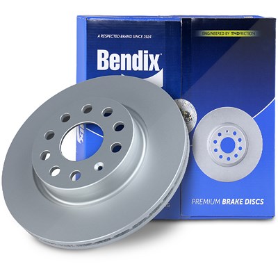 Bendix 1x Bremsscheibe belüftet vorne [Hersteller-Nr. BDS1006HC] für Audi, Seat, Skoda, VW von Bendix