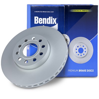 Bendix 1x Bremsscheibe belüftet vorne [Hersteller-Nr. BDS1015HC] für Audi, Cupra, Seat, Skoda, VW von Bendix