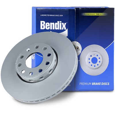 Bendix 1x Bremsscheibe belüftet vorne [Hersteller-Nr. BDS1070HC] für Audi, Seat, VW von Bendix