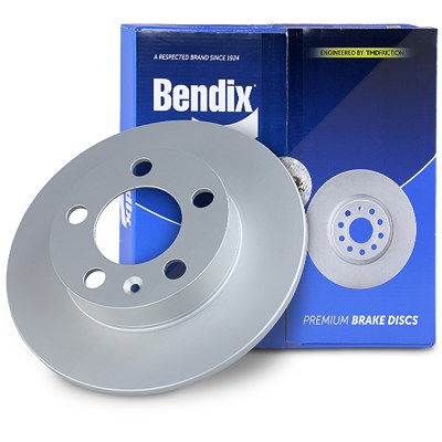 Bendix 1x Bremsscheibe voll hinten [Hersteller-Nr. BDS1009] für Audi, Seat, Skoda, VW von Bendix