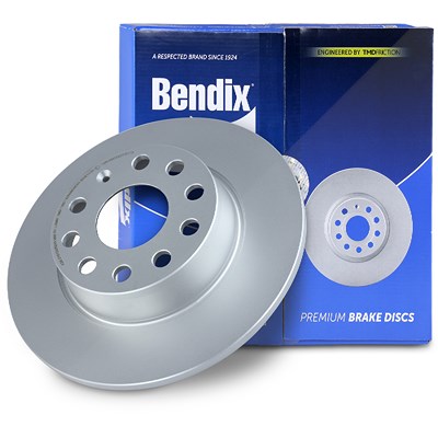 Bendix 1x Bremsscheibe voll hinten [Hersteller-Nr. BDS1029] für Audi, Cupra, Seat, Skoda, VW von Bendix