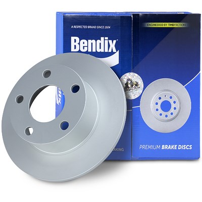 Bendix 1x Bremsscheibe voll hinten [Hersteller-Nr. BDS1068] für Audi, Skoda, VW von Bendix