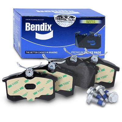 Bendix Bremsbelagsatz hinten [Hersteller-Nr. BPD1015] für Citroën, Nissan, Opel, Renault von Bendix