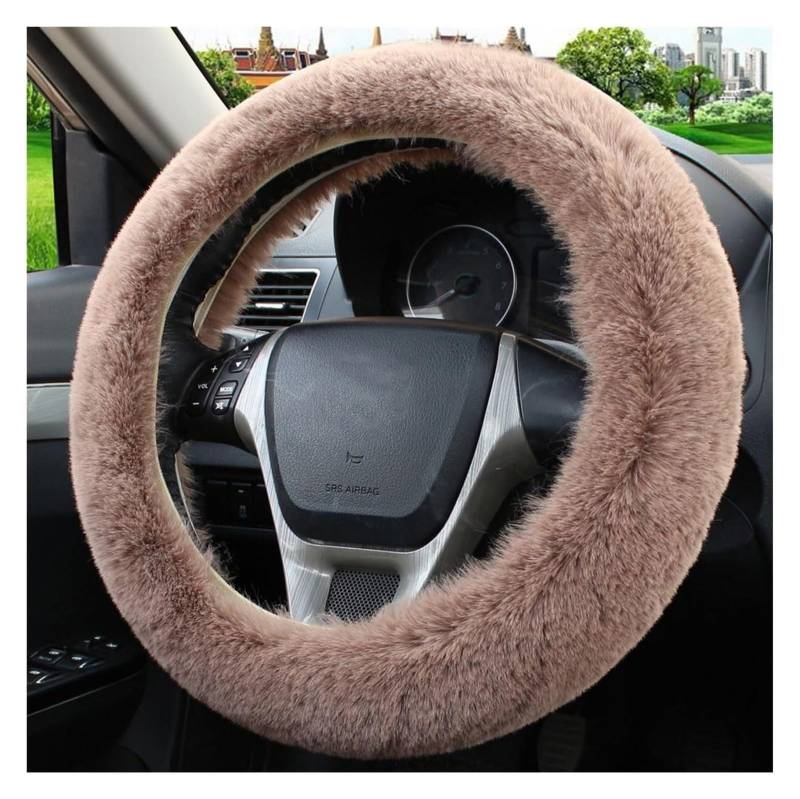 Auto Lenkradabdeckung Für 36-39cm Auto Lenkrad Abdeckung Winter Flauschigen Abdeckung Für Heizung Hände Lenkrad Schutz von BENELKZAFA