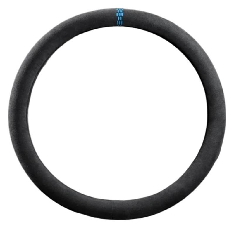 Auto Lenkradabdeckung Für A3 A4 A5 A6 A7 S7 S8 Q2 Q3 Q5 Q7 Q8 SQ5 TT 8n RS6 RS7 Lenkrad Autozubehör 38cm Lenkradabdeckung(Blue O-Type) von BENELKZAFA