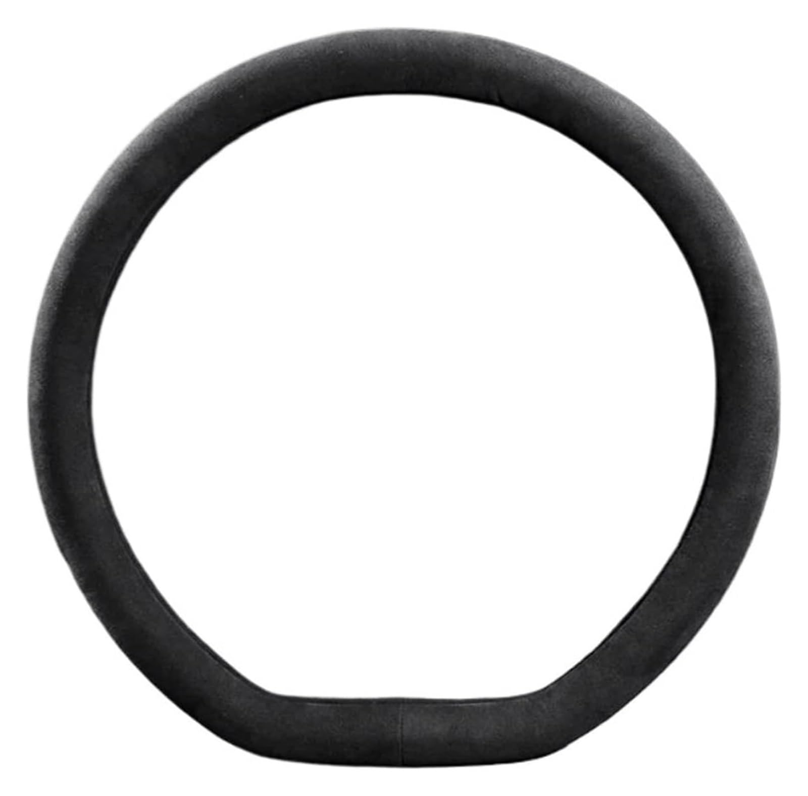 Auto Lenkradabdeckung Für A3 A4 A5 A6 A7 S7 S8 Q2 Q3 Q5 Q7 Q8 SQ5 TT 8n RS6 RS7 Lenkrad Autozubehör 38cm Lenkradabdeckung(Pure Black D-Type) von BENELKZAFA