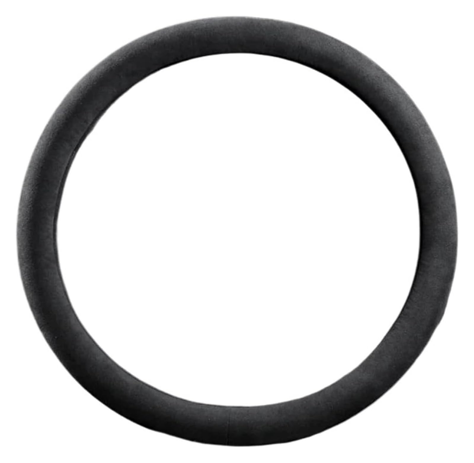 Auto Lenkradabdeckung Für A3 A4 A5 A6 A7 S7 S8 Q2 Q3 Q5 Q7 Q8 SQ5 TT 8n RS6 RS7 Lenkrad Autozubehör 38cm Lenkradabdeckung(Pure Black O-Type) von BENELKZAFA