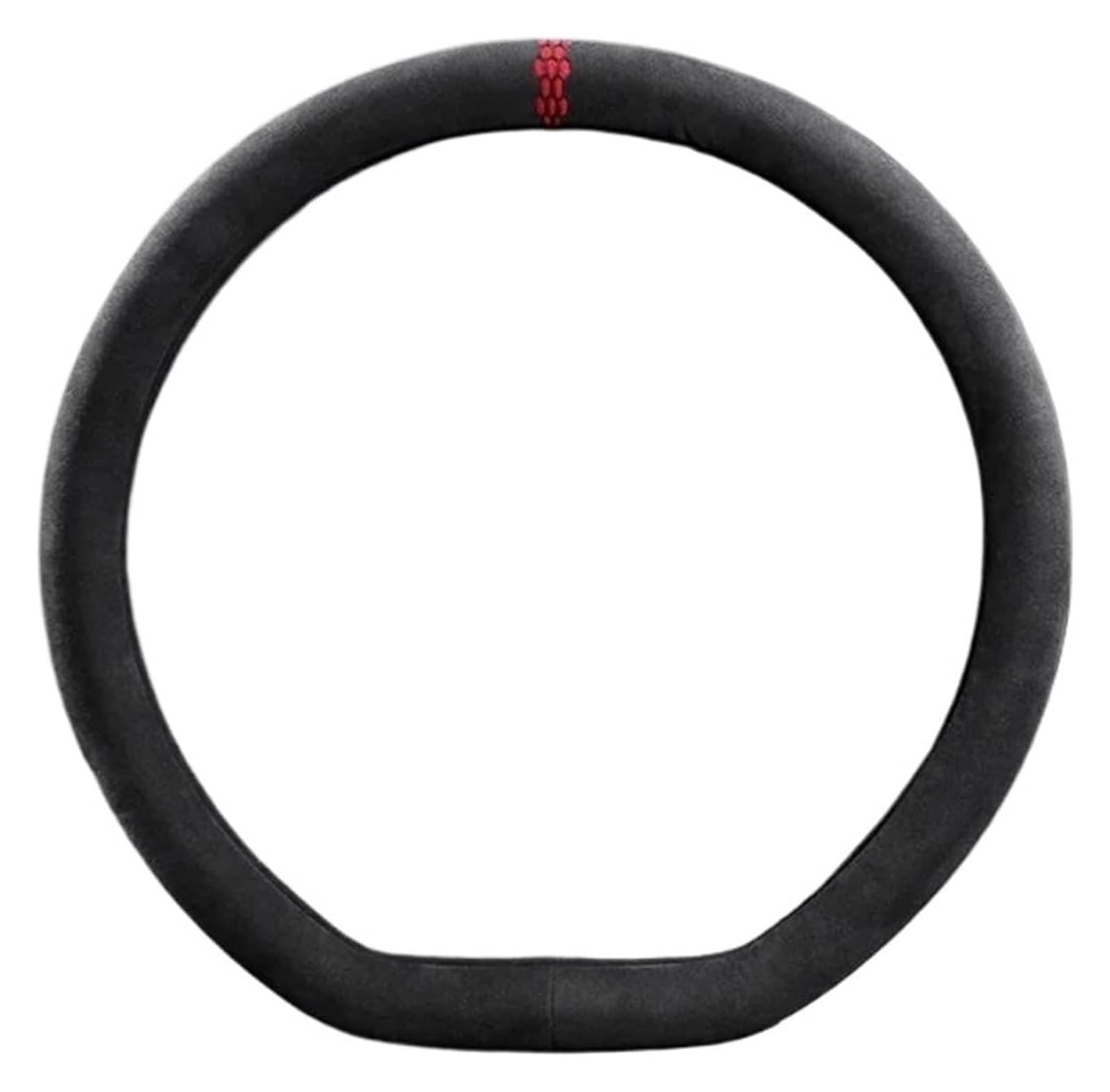 Auto Lenkradabdeckung Für A3 A4 A5 A6 A7 S7 S8 Q2 Q3 Q5 Q7 Q8 SQ5 TT 8n RS6 RS7 Lenkrad Autozubehör 38cm Lenkradabdeckung(Red D-Type) von BENELKZAFA