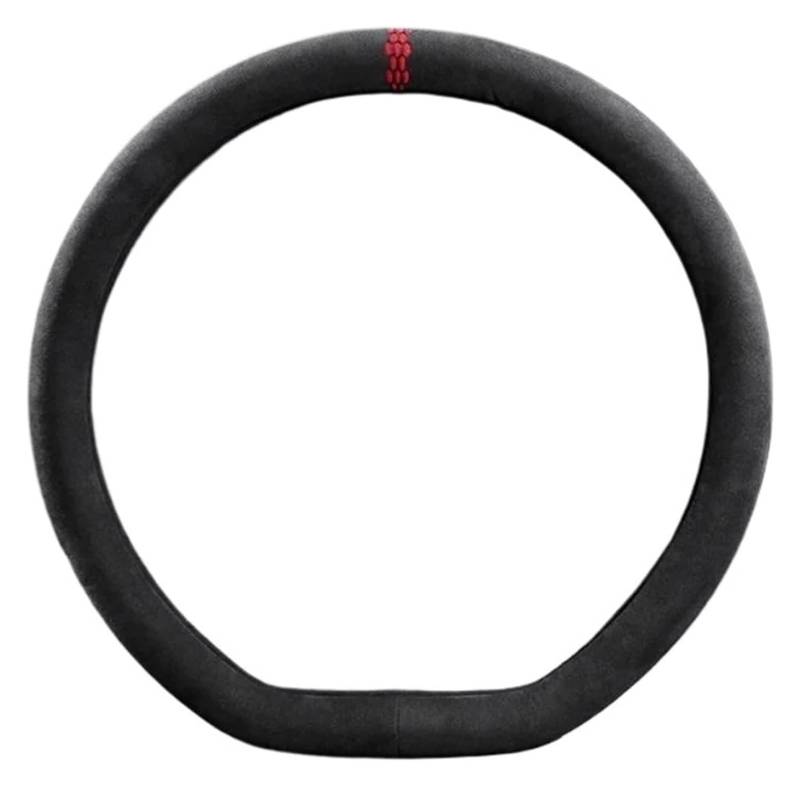 Auto Lenkradabdeckung Für A3 A4 A5 A6 A7 S7 S8 Q2 Q3 Q5 Q7 Q8 SQ5 TT 8n RS6 RS7 Lenkrad Autozubehör 38cm Lenkradabdeckung(Red D-Type) von BENELKZAFA