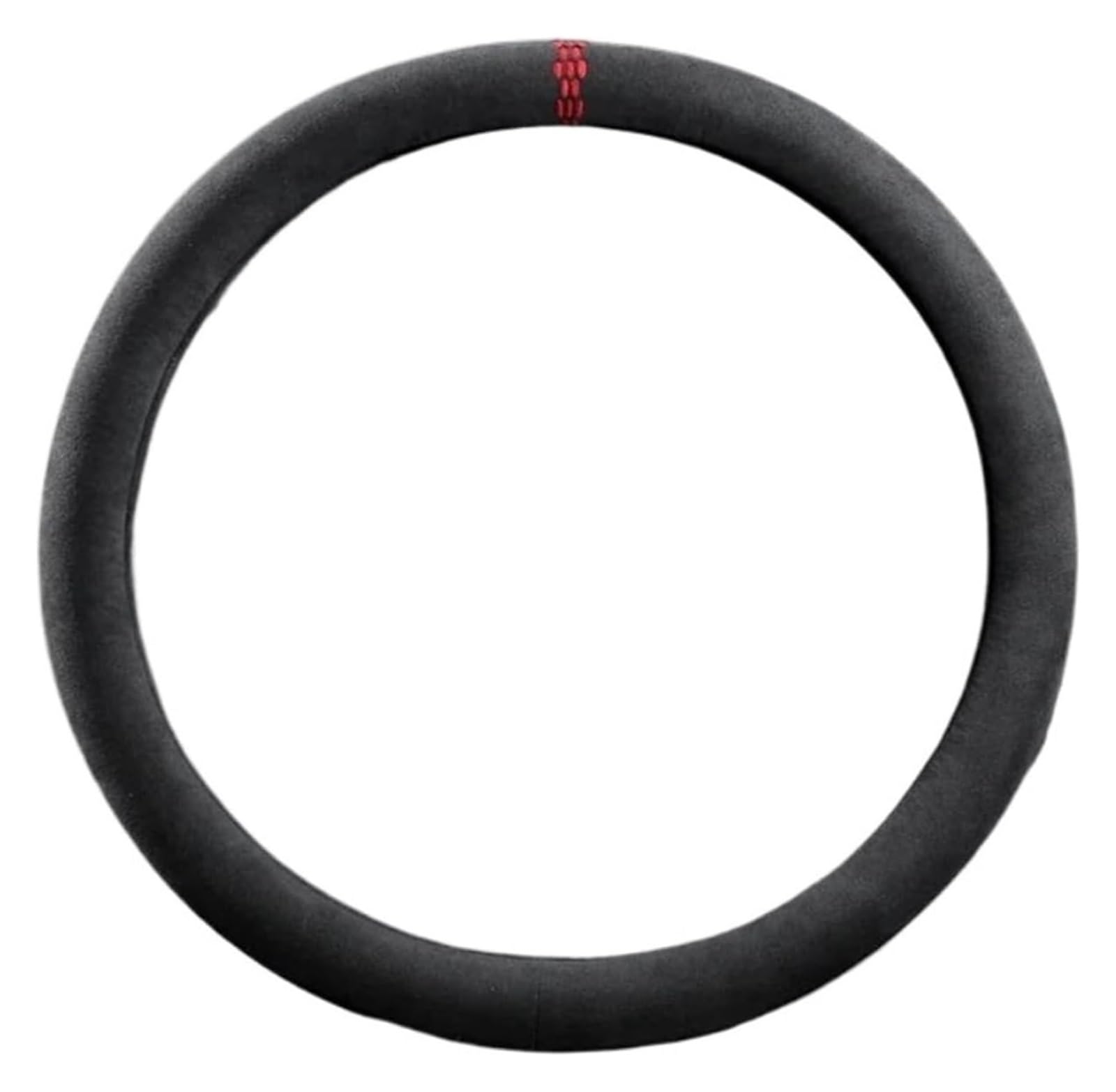 Auto Lenkradabdeckung Für A3 A4 A5 A6 A7 S7 S8 Q2 Q3 Q5 Q7 Q8 SQ5 TT 8n RS6 RS7 Lenkrad Autozubehör 38cm Lenkradabdeckung(Red O-Type) von BENELKZAFA
