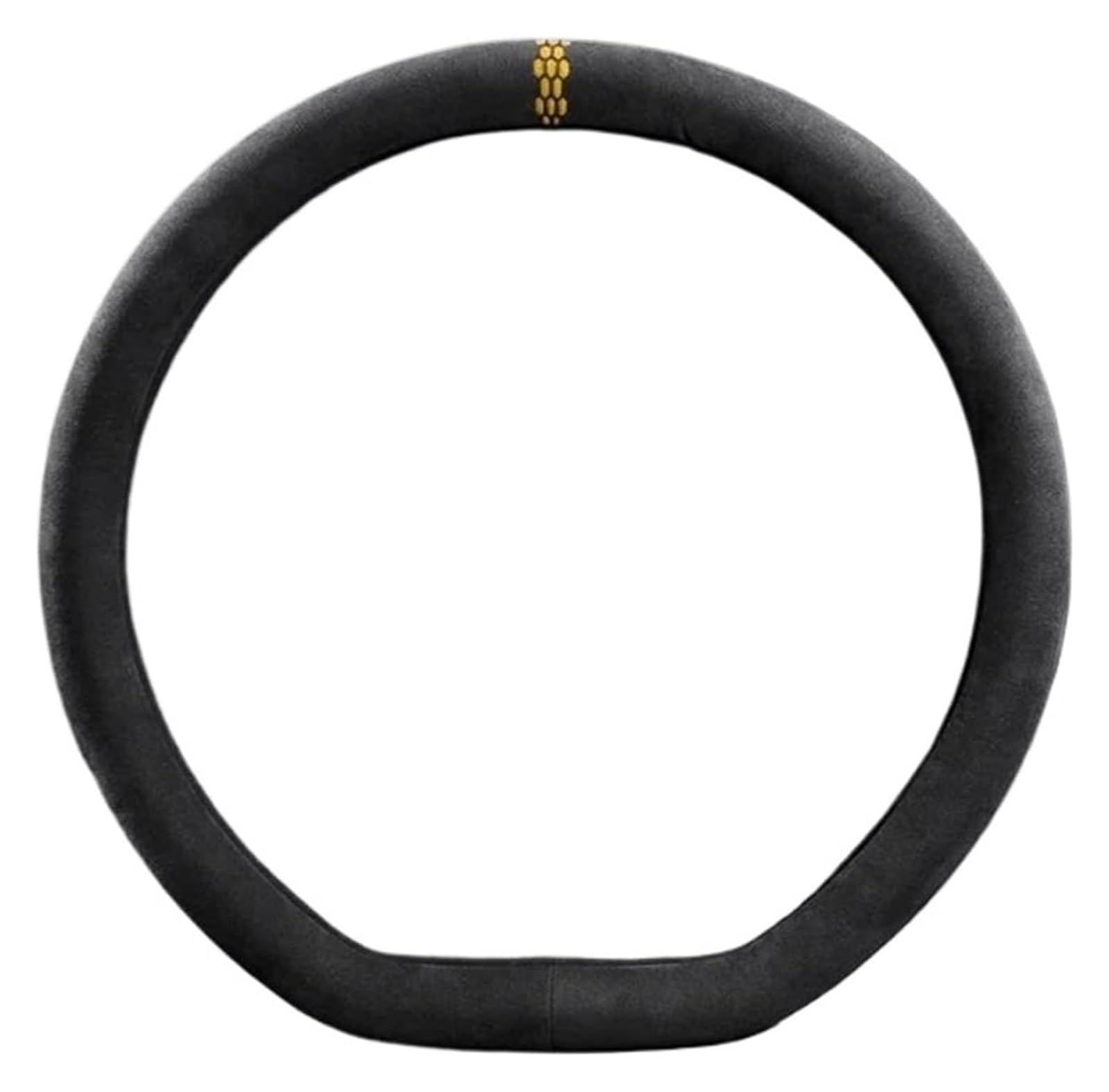 Auto Lenkradabdeckung Für A3 A4 A5 A6 A7 S7 S8 Q2 Q3 Q5 Q7 Q8 SQ5 TT 8n RS6 RS7 Lenkrad Autozubehör 38cm Lenkradabdeckung(Yellow D-Type) von BENELKZAFA