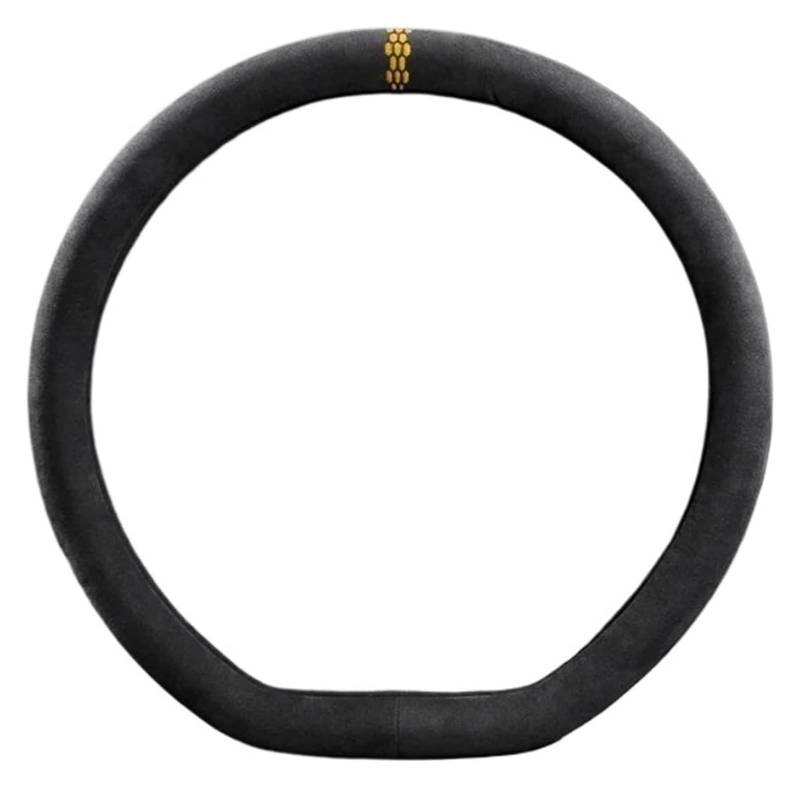 Auto Lenkradabdeckung Für A3 A4 A5 A6 A7 S7 S8 Q2 Q3 Q5 Q7 Q8 SQ5 TT 8n RS6 RS7 Lenkrad Autozubehör 38cm Lenkradabdeckung(Yellow D-Type) von BENELKZAFA
