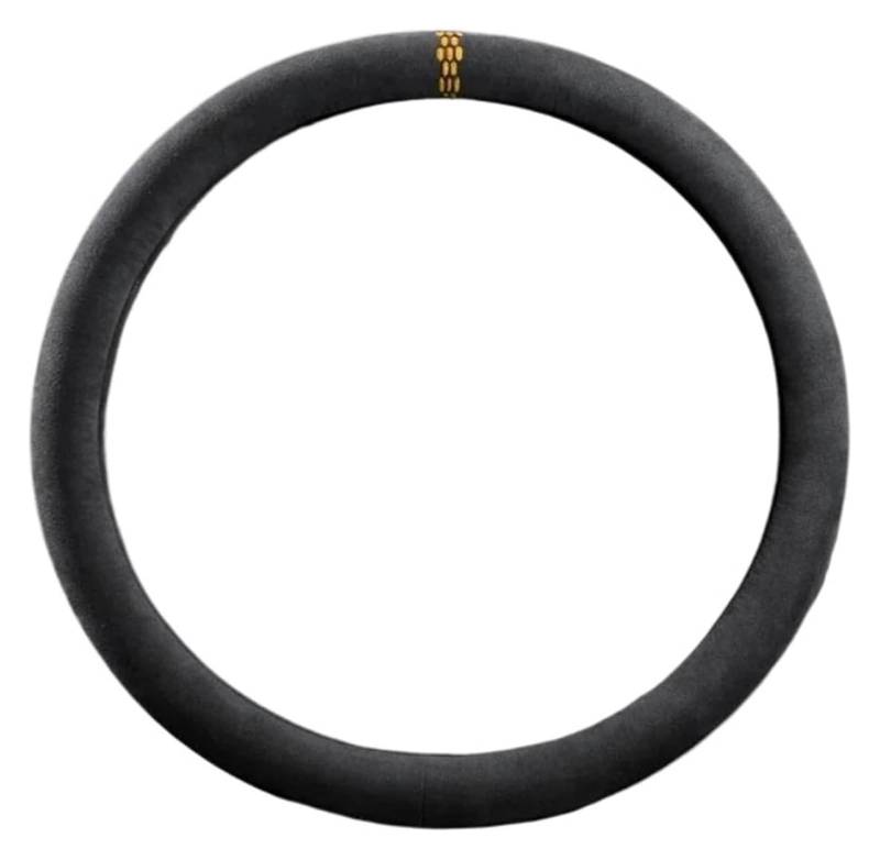 Auto Lenkradabdeckung Für A3 A4 A5 A6 A7 S7 S8 Q2 Q3 Q5 Q7 Q8 SQ5 TT 8n RS6 RS7 Lenkrad Autozubehör 38cm Lenkradabdeckung(Yellow O-Type) von BENELKZAFA