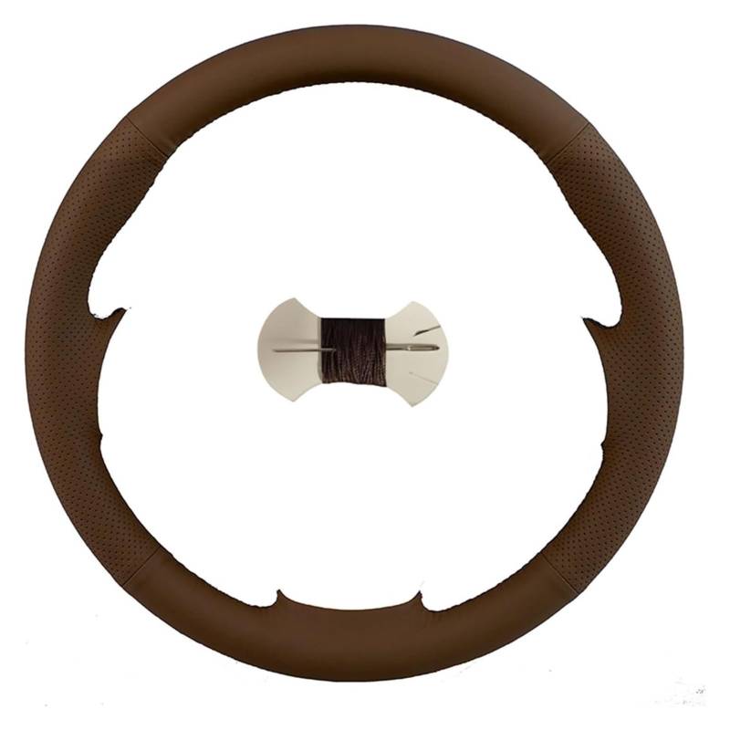 Auto Lenkradabdeckung Für E90 320 318i 320i 325i 330i 320d X1 328xi Radgeflecht Handgenähte Lenkradabdeckung Aus Kunstleder(Braun) von BENELKZAFA