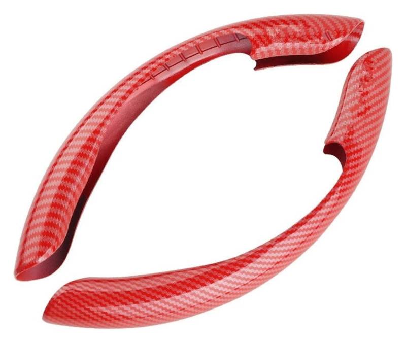 Auto Lenkradabdeckung Für Geely Für EC7 Coolray Universal D Form Auto Lenkrad Abdeckung Carbon Faser Abdeckung Lenkrad Schutz von BENELKZAFA